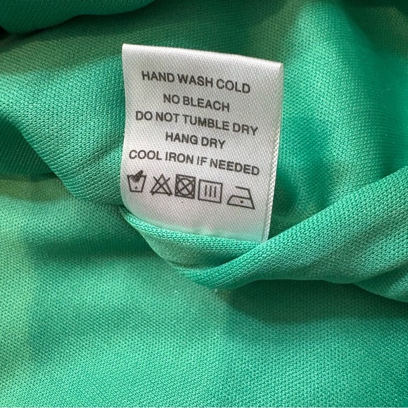 Superdown Tiffany Mini Dress in Sparkle Green, Sz S - Picture 14 of 14